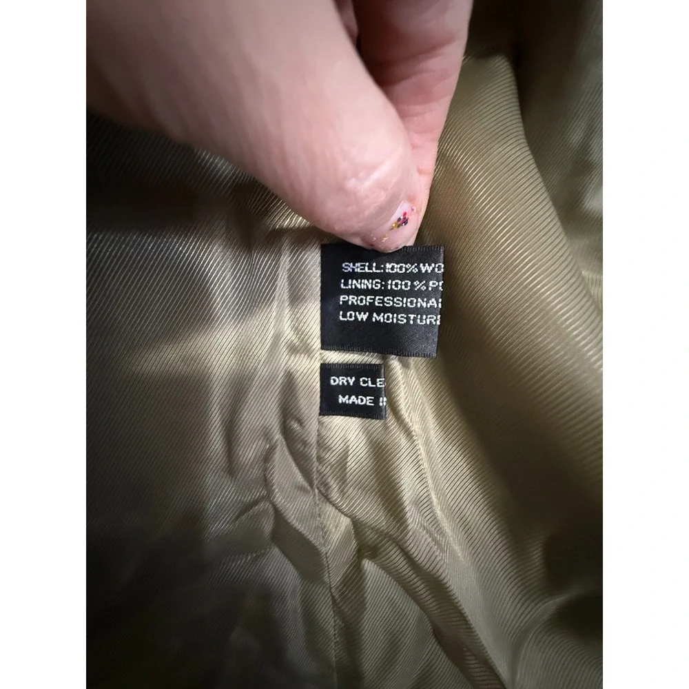 Ferretti Uomo Suit Men's 46 R Jacket 43L Pants Italian Gold Merino Wool NWT $199